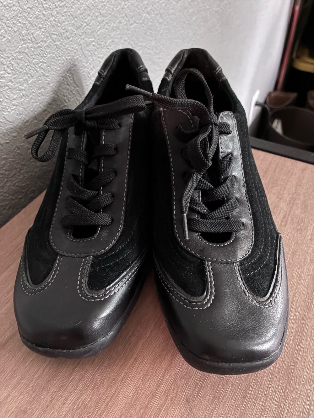 Women’s Naturalizer N5 comfort Casual Lace-Up Black Shoes size 10N Narrow